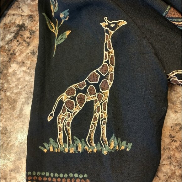 Women's R&M Richards by Karen Kwong Vintage Giraffe African Inspired Size 18 - Picture 15 of 16